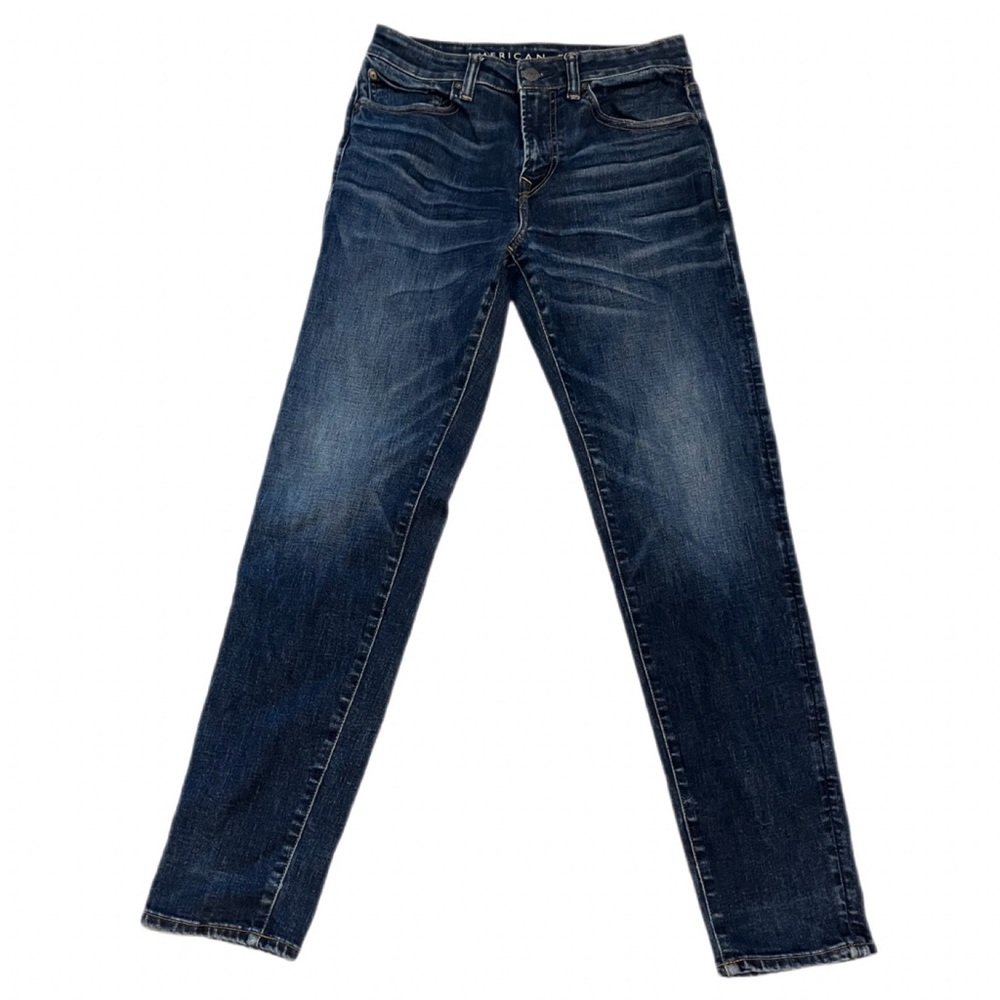 American Eagle Next Level Airflex Dark Blue Straight Jeans